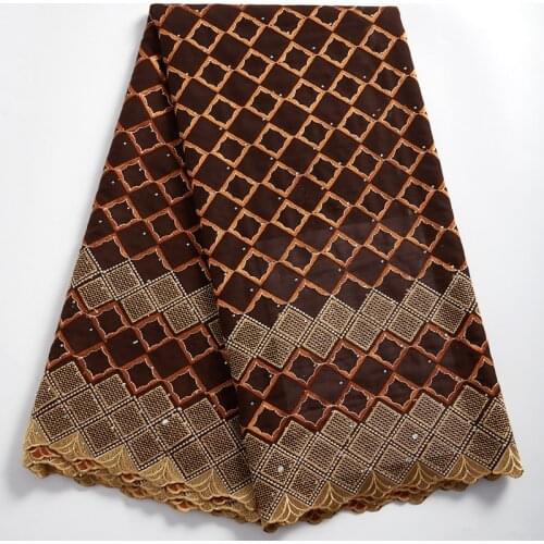 Zhenguiru New High Quality African Fabric Lace Swiss Voile Lace Nigeria Sewing Accessories For Women Wedding Party Dress A 2345