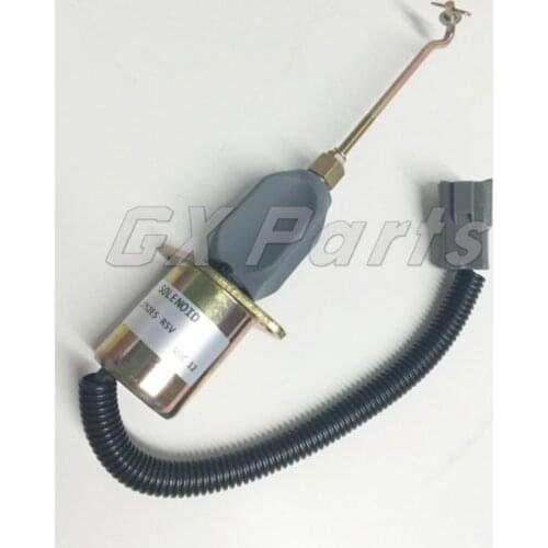12V 32A87-05100 32A87-06100 Fuel Shutoff Stop Solenoid for Cummins Mitsubishi Engine S4Q S4S S6S