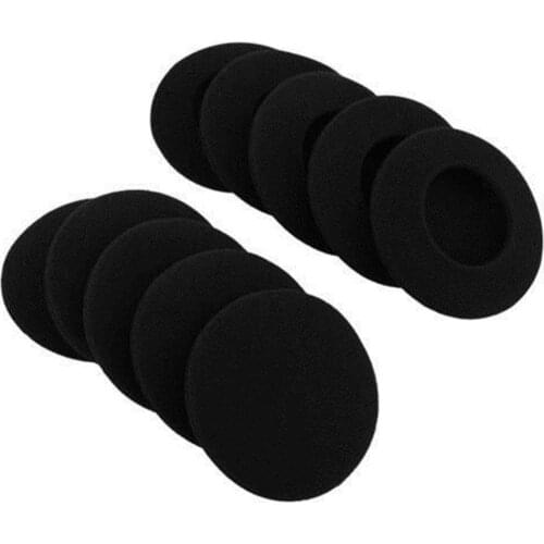 5 Pairs of Foam Sponge Ear Pads Earpads Cushion Cover Cups Earmuffs for Jabra Evolve 20 30 40 65 Earphones Headphones Headset