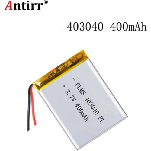 Free shipping 3.7V lithium polymer battery 043040 403040 400mAh MP3 MP4 GPS Bluetooth lithium battery small stereo bluetooth GPS