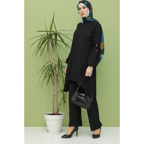 Minahill Tunic Pants Dual Suit 12009-04 Black 12009-04