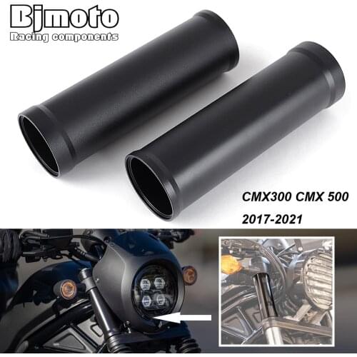 For Honda Rebel CMX 300 500 2017-2021 Motorcycle Front Fork Boot Tube Slider Cover Pipe Protector CMX500 CMX300 Accessories