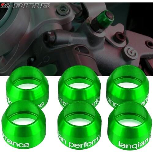 For Kawasaki ZX6R Ninja 636 ZX10R ZX-14R Ninja 650 Ninja400 Ninja250 Ninja300 Motorcycle Universal Billet Bleed Valve Cover Kit