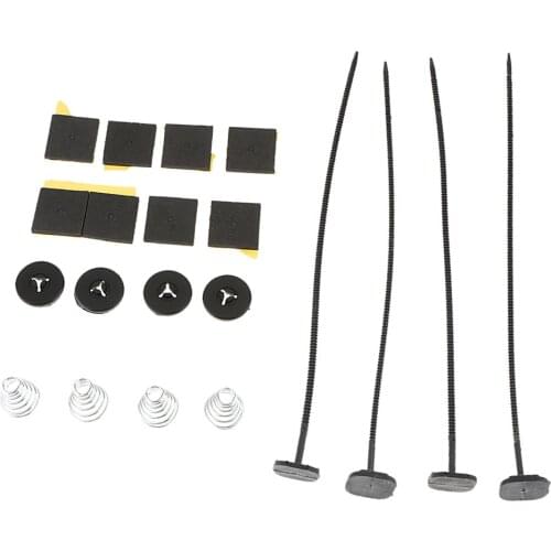 ELECTRIC FAN TIE STRAPS CLIPS BRACKET MOUNTING KIT BE COOLER RADIATOR