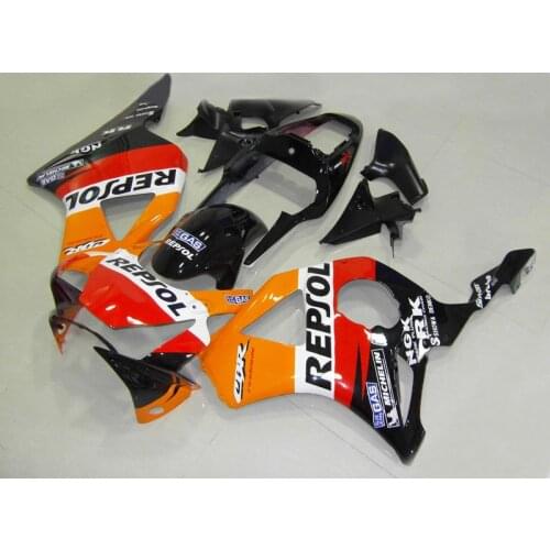 Motorcycle Fairing kit for HONDA CBR900RR 954 02 03 CBR 900RR 2002 2003 CBR900 ABS Orange red black Fairings set+7gifts HH12