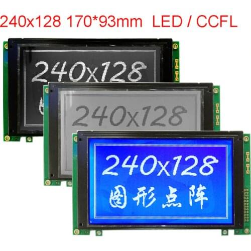 WG240128A 240x128 lcd display module NHD-240128WG-ATFH-VZ# 240128 big large size T6963C 170*93.4 22pin