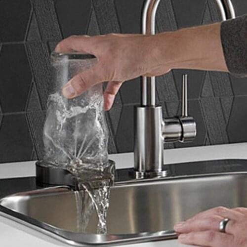 2021 New Cup Washer,Stainless Steel Automatic Cup Washer Glass Cleaning Rinser Bar Rinser Glass Rinser,Kitchen Sink Accessories