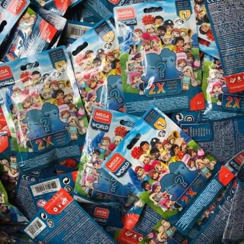 Genuine mega bloks Meijiabao Meigao girl puzzle building blocks pumping music blind bag toy gift