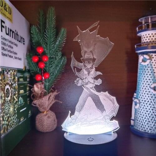 Pokemon Ash Ketchum Greninja Acrylic Anime 3D Illusion Lamp for Bedroom Decor Table Colorful Nightlight Child Kids Manga Gifts