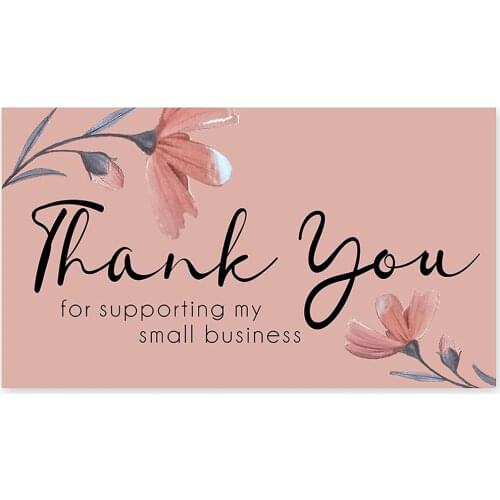 10-30pcs contracted flowers greeting card a suit thanks card invitation comes with a small postcard 3.5"x2"