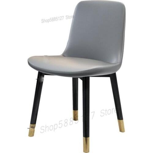 Nordic Solid Wood Dining Chair Leisure Backrest Restaurant Home Hotel Net Red Chair Light Luxury Modern Simple Ash Chair