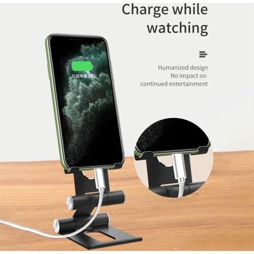 Universal Phone Holder Metal Desktop Tablet Desktop Support Frame Aluminum Alloy Table Cell Foldable Extend Support Desk Stand