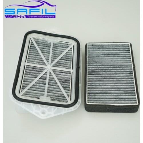 2 holes cabin filter for Vw Sagitar CC Passat Magotan Golf Tiguan Touran audi Skoda Octavia external air filter #FT100