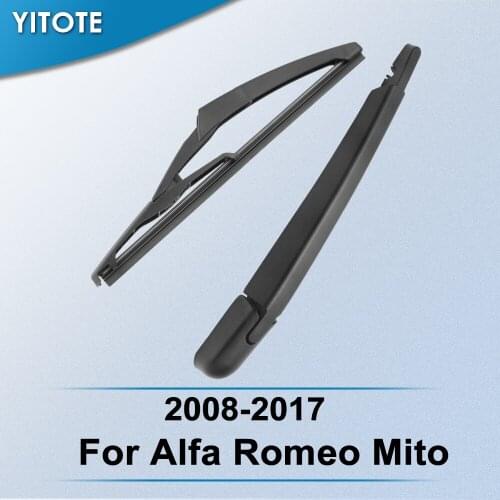 YITOTE Rear Wiper & Arm for Alfa Romeo Mito 2008 2009 2010 2011 2012 2013 2014 2015 2016 2017
