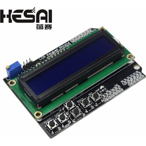 LCD Keypad Shield LCD1602 LCD 1602 Blue Screen Module Display for arduino Diy Kit