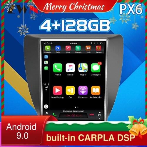 4G128G Android 9 PX6 For Volkswagen Sagitar Car Multimedia Radio Stereo Player GPS Navigation Head unit Carplay DSP IPS 2012
