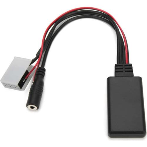 Accessoire voiture car port 12Pin Car Radio RD4 Bluetooth Music AUX Phone Call Handsfree MIC Adapter Fit for Peugeot Adapters