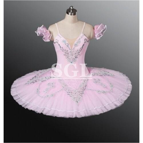Free Shipping Adult Pink Ballet Tutus Concert Ballet Tutu For Sale Child/Kids/Girls/Women Stage Costumes For Competition AT1046A