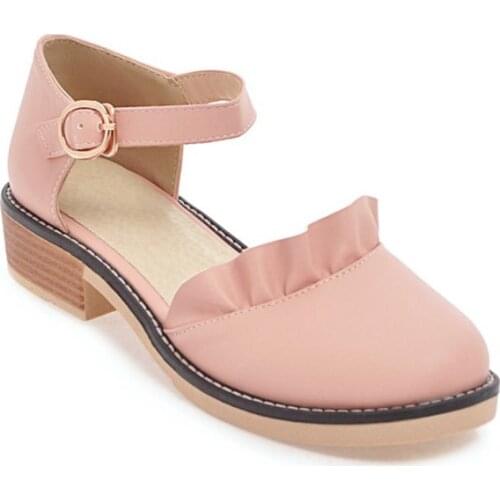 Big Size 11 12 13 summer flat sandals ladies women shoes woman Roman sandals one-character buckle