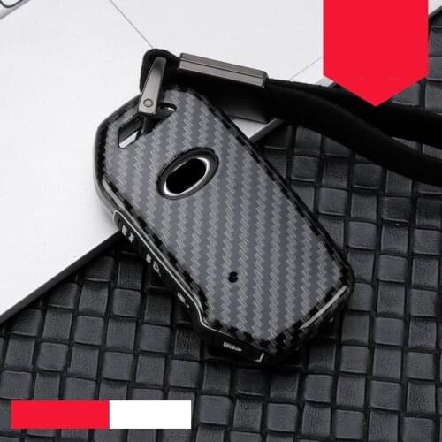 Zinc alloy+silica Car Key Case Cover For Kia 2018 2019 3/4 button sportage R Stinger remote sorento cerato Forte protect Shell
