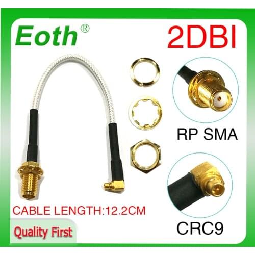 SMA Female to MMCX Male rightangle connector 1P 2P RG316 Cable MMCX to SMA extension 10cm