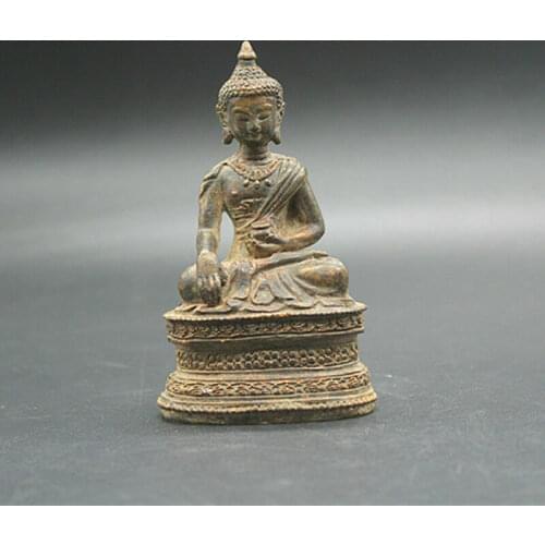 Chinese Tibet Buddha Bronze statue old Worship Buddha statue