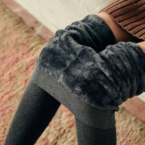 Thicken Stocking Pantyhose Ribbed Sexy Thick Tight for Autumn Winter Spring Stretchy Elastic Fleece Tight All foot Cover ouc465