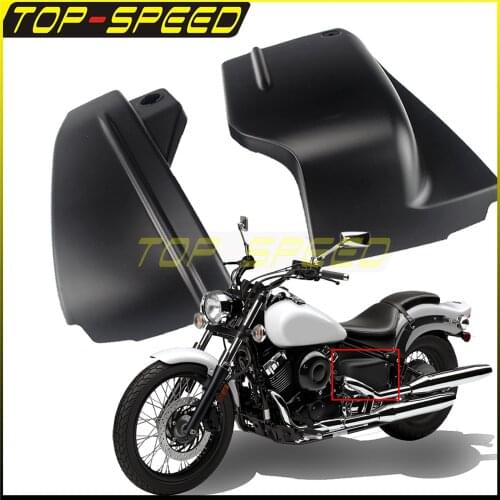 Motorcycle Battery Cover Side Faring Cover Panel Frame ABS For Yamaha V-Star 650 DragStar 650 XVS650 XVS650A Custom Classic