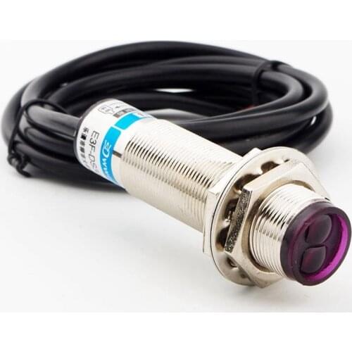 Brass Case 7-30CM 6-36V NPN N/O E3F-DS30C4 Infrared Photoelectric Switch Proximity Sensor Adjustable Inductive Diffuse