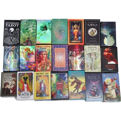Tarot Board Game Toys Oracle Rider Waite Party Divination Prophet Prophecy Card Poker Board Gift Checkerboard