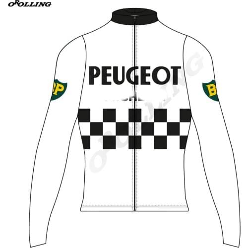 Multi Types Thin / Winter Thermal Fleece Classical Retro New Team Long Sleeves Cycling Jerseys Customized Orolling