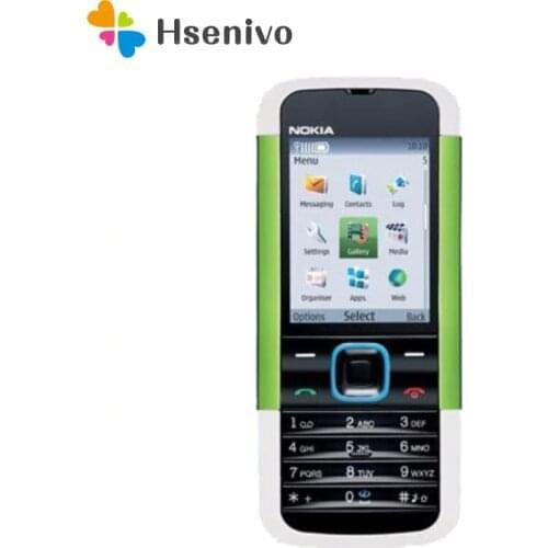 5000 100% original unlocked Nokia 5000 Mobile phone FM Radio Bluetooth one year warranty phone refurbished