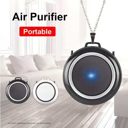 Portable Air purifier aroma diffuser purificador humidifier ionizer cleaner Automotive supplies Portable Negative Ion Necklace