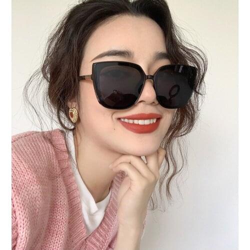 ZAOLIHU Luxury Women Cat Eye Lady Eyewear UV400 Sun Glasse Oversize Summer Shades Vintage Eyeglasses Gafas De So