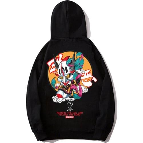 UPRIISING Hoodies, Sweatshirts Tide brand street personality Ghost Hip hop Europe and America long sleeve Hoodies, Sweatshirts