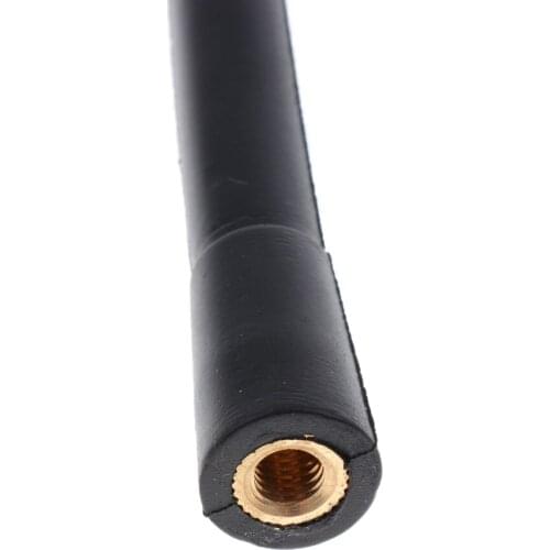 Universal Car Truck 4'' Black Screw-On Stubby Mast AM FM Antenna Aerial