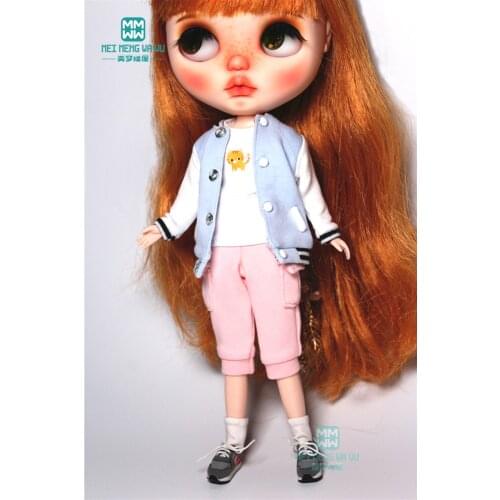 1PCS Blyth clothes fashion Sweatshirts, T-shirts, casual pants for Blyth Azone 1/6 doll accessories