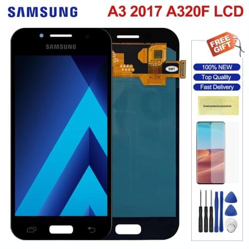 4.7" Original Lcd For Samsung Galaxy A3 2017 A320 LCD Display Touch Screen Panel Digitizer Replacement For Samsung A320F A320Y