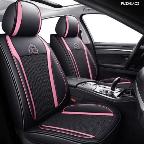 FUZHKAQI Ice silk car seat cover For Chevrolet CRUZE AVEO CAPTIVA Cobalt Malibu lacetti car accessories