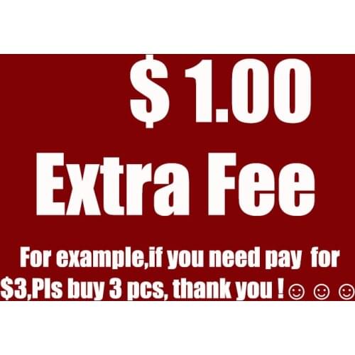 Extra Shipping Fee Extra Money (Make up the order amount / shipping cost, please contact the seller before ordering)