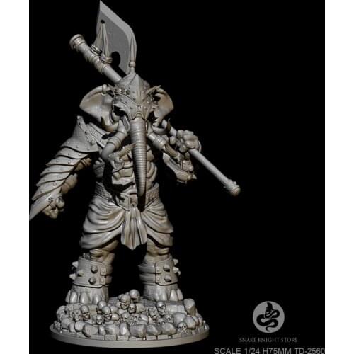 H75mm 1/24 Resin model kits figure self-assembled TD-2560