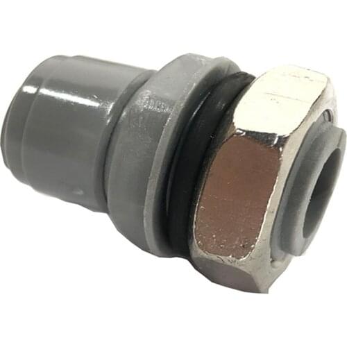 Duotight - 9.5mm (3/8) x 1/2 BSP Male BULKHEAD (With Seated O-ring) Includes Locking Nut (suitable for the TempTwister)