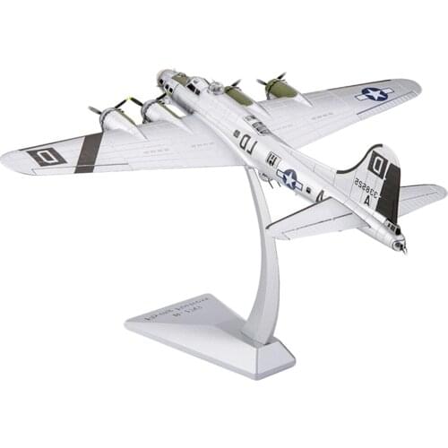 1/72 Scale B-17 Bomber Air Force Metal Army Model Room Decoration 33x44x25cm