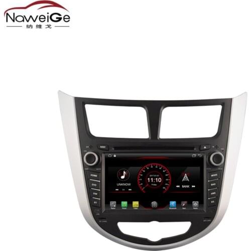 NaweiGe 7Inch Android quad core MTK 9.1 2+16GB Car dvd for HYUNDAI VERNA Autoradio GPS Navigation Car Multimedia players
