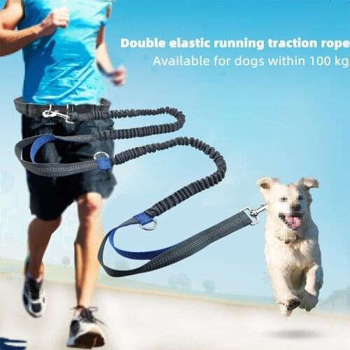 New Reflective Retractable Running BufferJogging Elastic Hand Traction Large, Medium And Small Pet Dog Training Rope