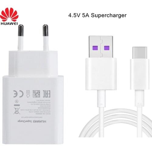 Original HUAWEI Super Charger USB Quick Adapter 5A Type C Cable For P9 P10 Plus P20 P30 Mate 9 10 Pro Mate 20 Honor V10 10 20