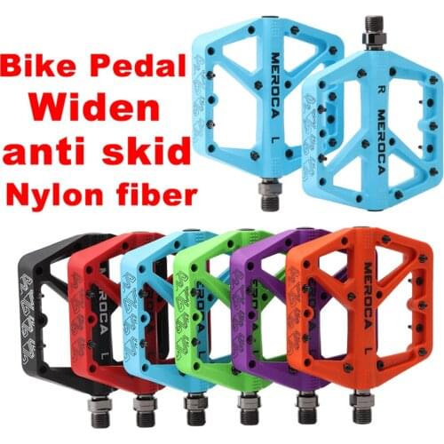 MTB Bike Nylom Pedal Ultralight Seal Bearings Flat Mountain Bicycle Pedals Road BMX Platform Pedal MTB Bicycle Part