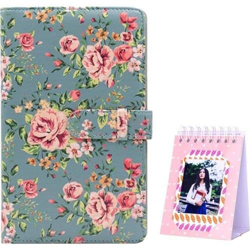 PU Leather Cover Mini Photo Album+Desk Calendar Album For Instax Mini 11 9 8+ 8 90 70 26+ 25 7S 50S Camera Share SP-2 1 Printer