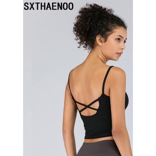 SXTHAENOO Seamless Sports Bra Women Fitness Top Bra For Sports Bra Running Gym Crop Top Women Push Up Sport Bra Top