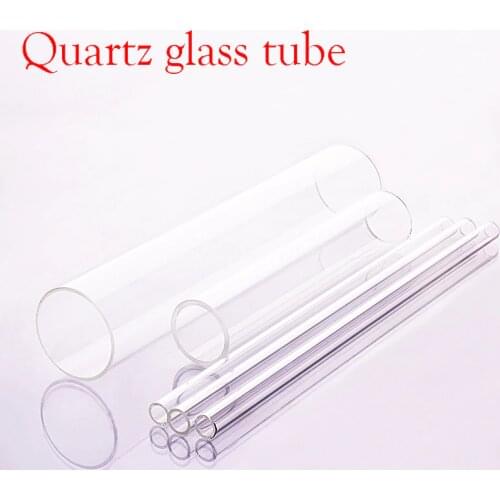 1 pcs Quartz glass tube,Outer diameter 18mm,Thickness 1.5mm,Full length 174mm,High temperature resistant glass tube